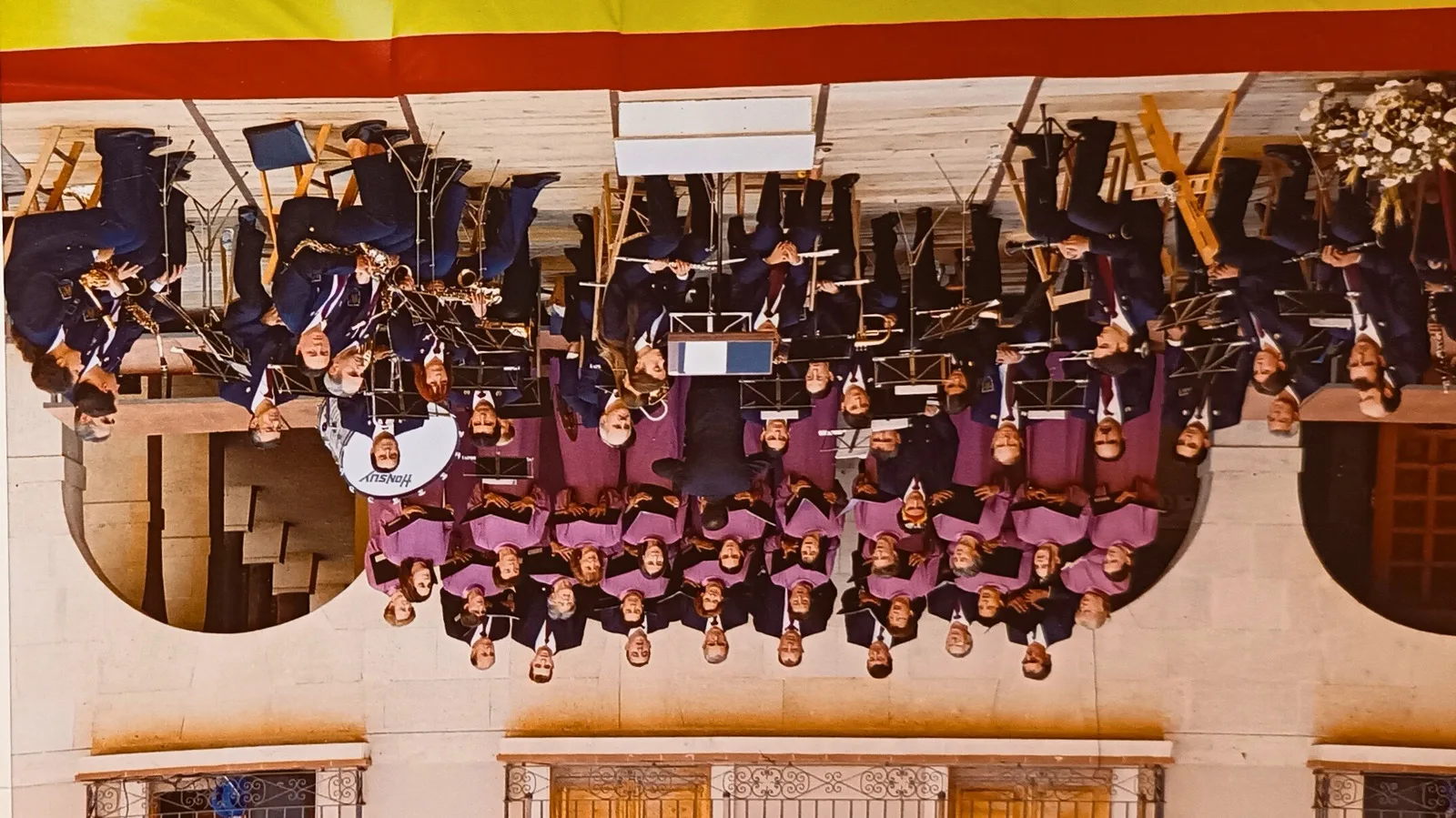 Banda Compases del Duero. y coral Villa de San Esteban.Foto cedida por Mercedes de Gregorio Ortego
