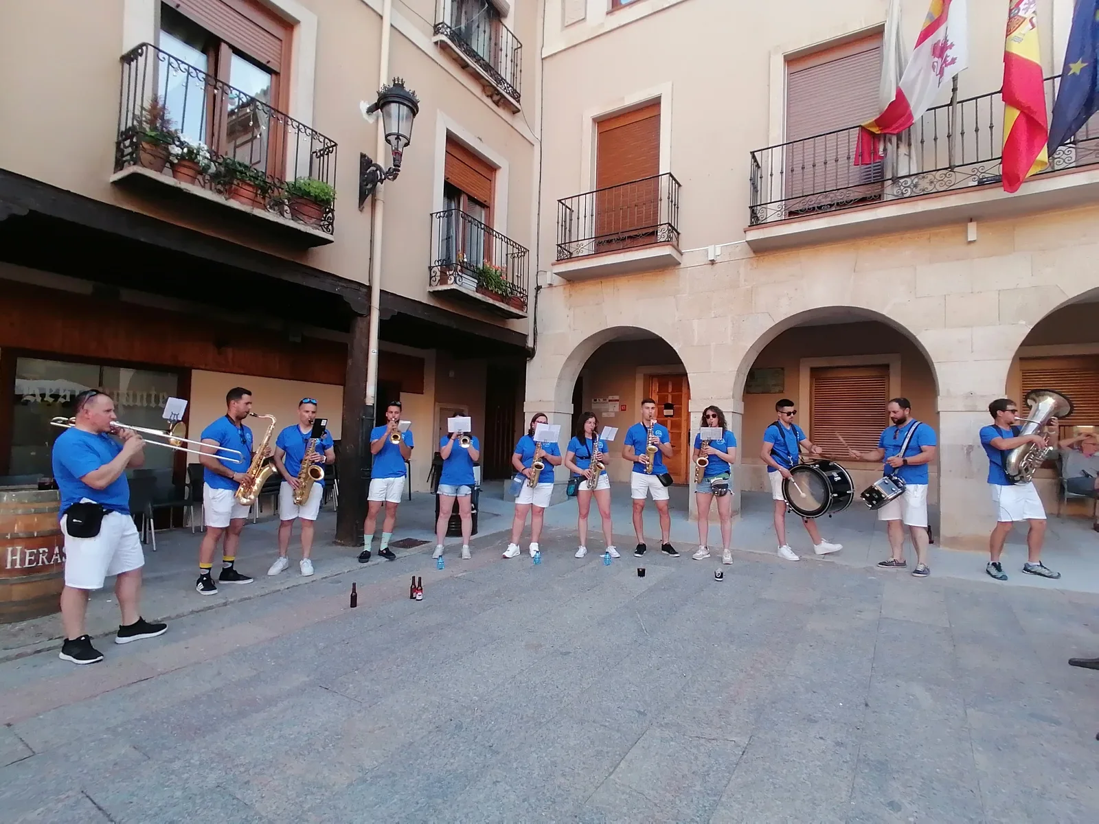 Charanga sanestebeña. Foto cedida por Jesús Hernández
